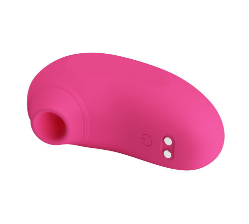 Розовый вакуумный клиторальный массажер Arila