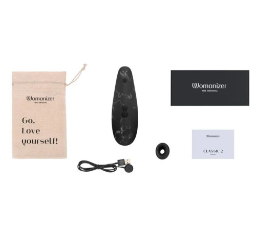 Черный бесконтактный клиторальный стимулятор Womanizer Marilyn Monroe Special Edition Черный бесконтактный клиторальный стимулятор Womanizer Marilyn Monroe Special Edition