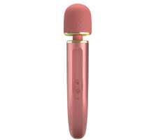 Персиковый жезловый вибратор Power Wand - 29 см.