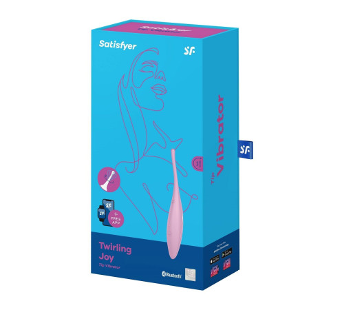 Нежно-розовый точечный стимулятор Twirling Joy