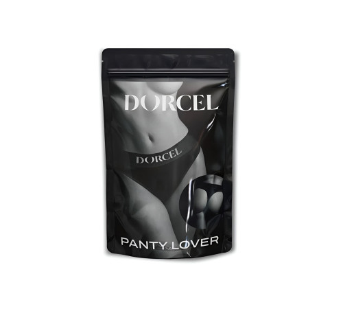 Черные трусики для ношения клиторального стимулятора Panty Lover - size XXL