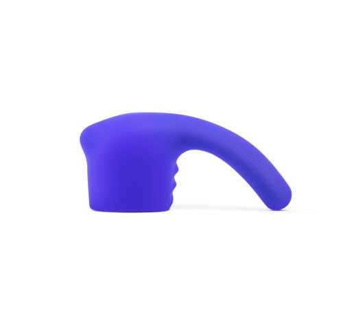 Фиолетовая насадка для wand-вибромассажера Deluxe Silicone G-Spot Wand Attachment