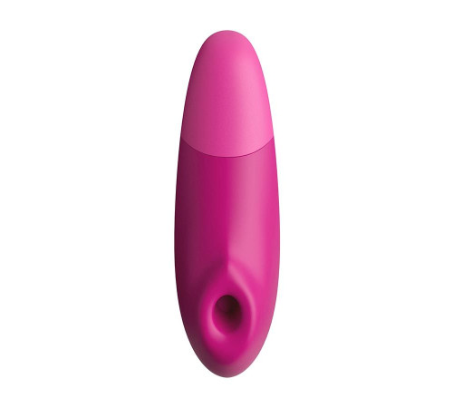 Розовый бесконтактный клиторальный стимулятор Womanizer Enhance с вибрацией