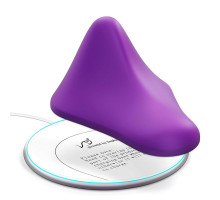 Фиолетовый треугольный вибромассажер Triangle Muscle Massager