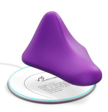 Фиолетовый треугольный вибромассажер Triangle Muscle Massager