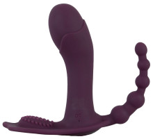 Фиолетовый вибратор для ношения в трусиках ARIVA RC Panty Vibrator
