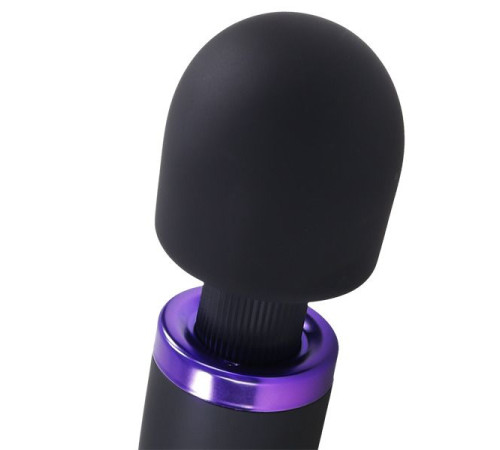 Черный жезловый вибромассажёр Merci Power Wand