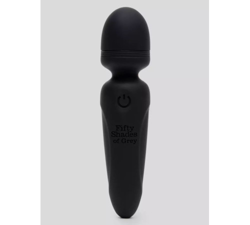 Черный мини-wand Sensation Rechargeable Mini Wand Vibrator - 10,1 см.