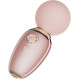 Нежно-розовый мини-вибратор с функцией нагрева Ava