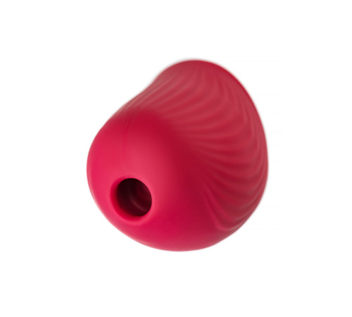 Красный вакуум-волновой стимулятор клитора Birdie