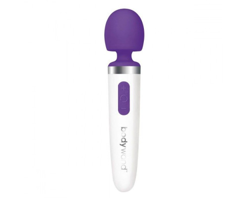 Заказать Фиолетово-белый перезаряжаемый жезловый вибратор Aqua Mini Rechargeable