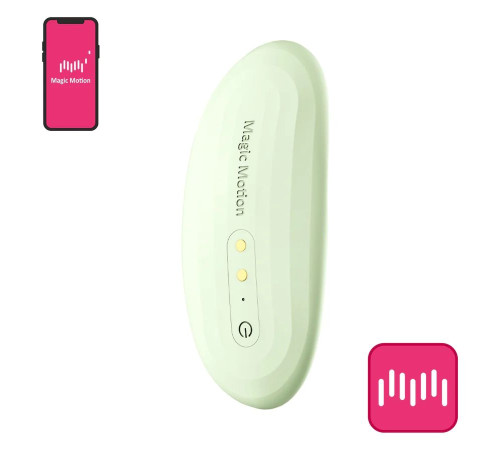 Зеленый вибромассажер в трусики Magic Motion Nyx - 8,8 см. Зеленый вибромассажер в трусики Magic Motion Nyx - 8,8 см.