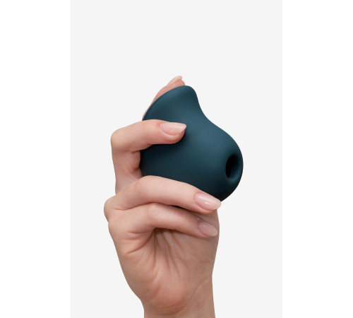 Темно-зеленый вакуум-волновой бесконтактный стимулятор клитора Mea