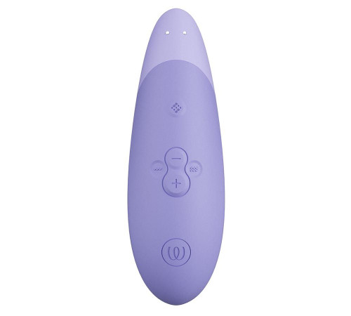 Сиреневый бесконтактный клиторальный стимулятор Womanizer Enhance с вибрацией