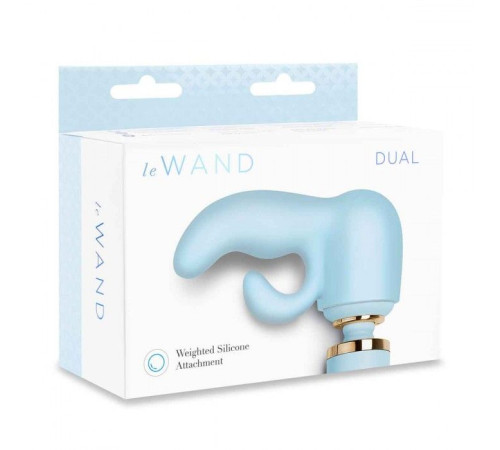 Голубая насадка Dual для вибратора Le Wand