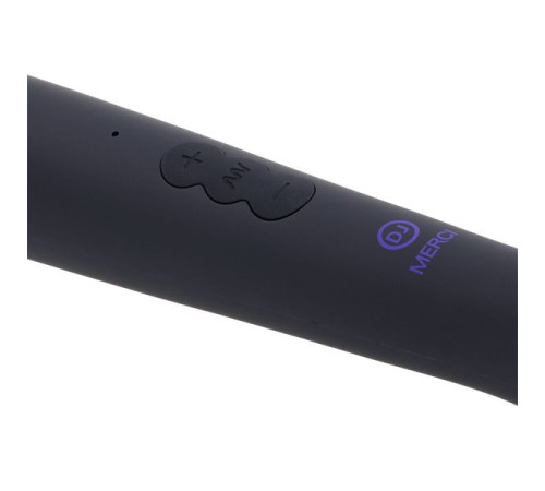 Черный жезловый вибромассажёр Merci Power Wand