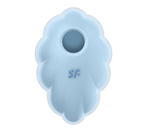 Голубой вакуум-волновой клиторальный вибростимулятор Cloud Dancer