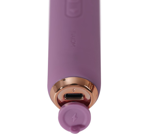 Сиреневый wand-массажер Mini Emma Neo - 14 см.