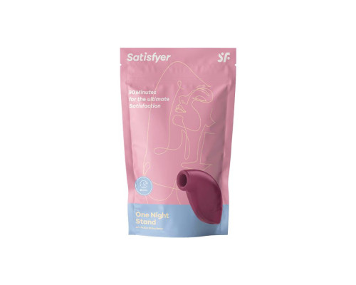 Заказать Красный вакуум-волновой бесконтактный стимулятор клитора Satisfyer One Night Stand