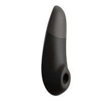 Черный бесконтактный клиторальный стимулятор Womanizer Enhance с вибрацией