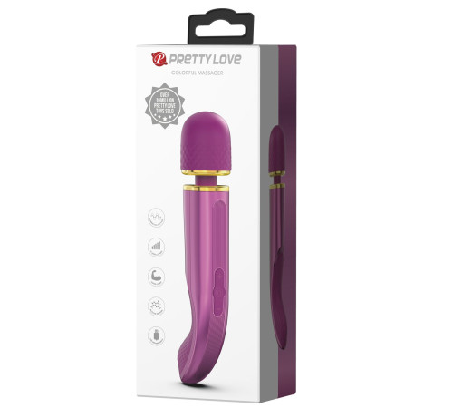 Фиолетовый вибромассажер Power Wand - 24 см. Фиолетовый вибромассажер Power Wand - 24 см.