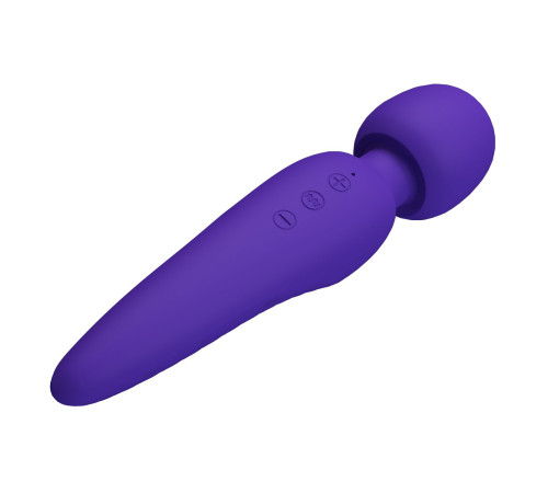 Фиолетовый wand-вибратор Meredith