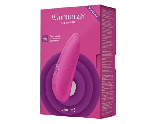 Заказать Розовый клиторальный стимулятор Womanizer Starlet 3