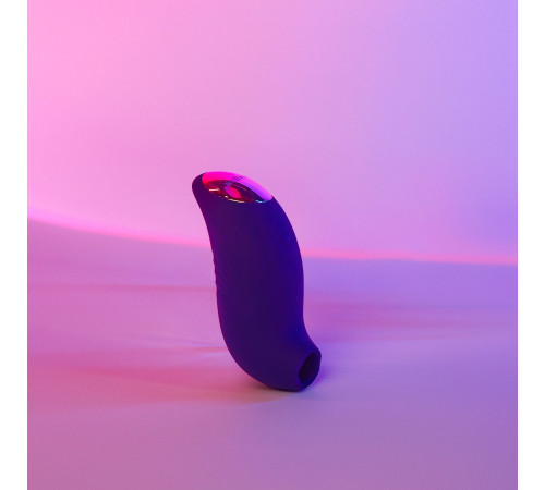 Темно-синий вакуум-волновой стимулятор Believer