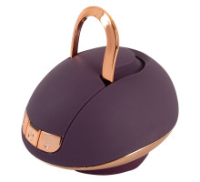 Фиолетовый вращающийся массажёр для вульвы Rotating Vulva Massager