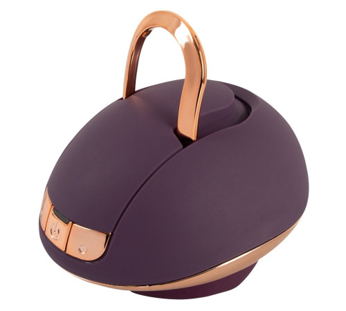 Фиолетовый вращающийся массажёр для вульвы Rotating Vulva Massager