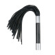 Заказать Черная плеть Easytoys Flogger With Metal Grip - 38 см.