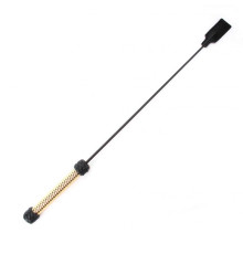 Чёрный профессиональный стек с золотистой рукоятью - 75 см.