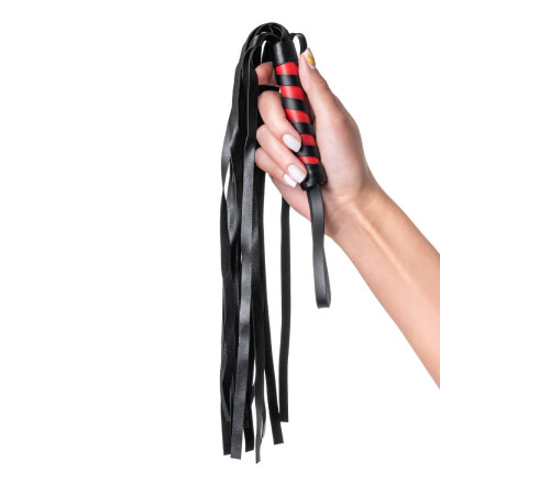 Черно-красный флоггер Anonymo - 45 см.