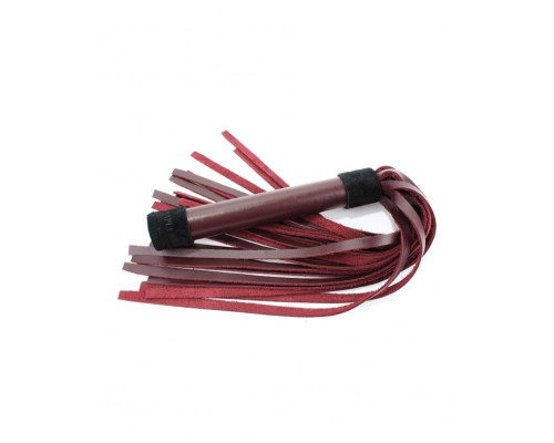 Заказать Бордовая плеть Maroon Leather Whip с гладкой ручкой - 45 см. Заказать Бордовая плеть Maroon Leather Whip с гладкой ручкой - 45 см.