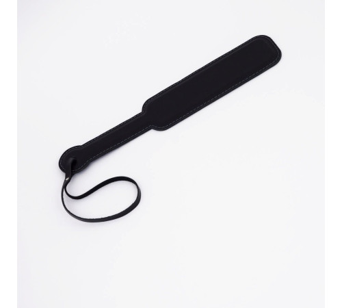 Черный кожаный паддл - 40 см.