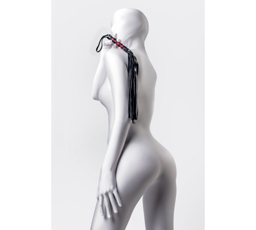 Черно-красный флоггер Anonymo - 45 см.