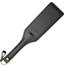 Черная кожаная шлепалка SitaBlack - 30 см.