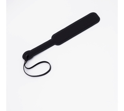 Черный кожаный паддл - 40 см.