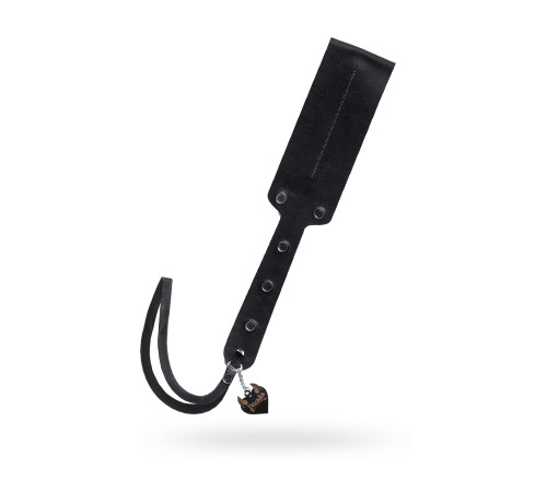 Черный кожаный пэддл - 32 см.