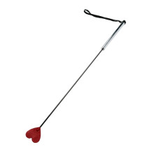 Стек «Сердце» с металлической ручкой и красным шлепком - 67 см.
