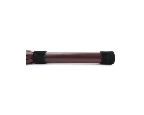 Заказать Бордовая плеть Maroon Leather Whip с гладкой ручкой - 45 см. Заказать Бордовая плеть Maroon Leather Whip с гладкой ручкой - 45 см.