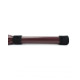 Заказать Бордовая плеть Maroon Leather Whip с гладкой ручкой - 45 см.