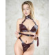 Заказать Бордовая плеть Maroon Leather Whip с гладкой ручкой - 45 см.