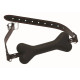 Заказать Черный кляп в форме косточки Hound Adjustable Dog Bone Gag