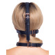 Заказать Черный намордник с кляпом-шаром Head Harness With A Gag