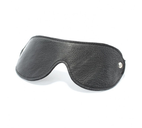 Черная кожаная маска на глаза