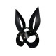 Заказать Черная кожаная маска зайки Miss Bunny