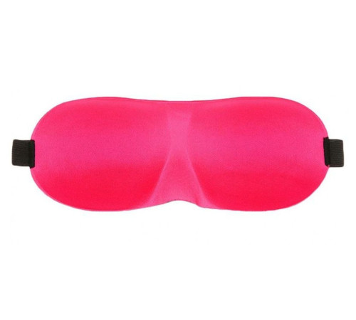 Розовая глухая маска на резинке