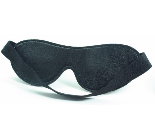 Черная кожаная маска на глаза