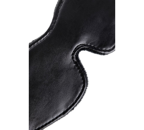 Черная маска Anonymo из искусственной кожи